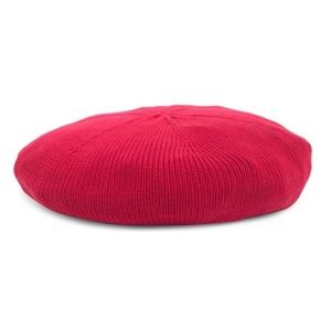 Michael Kors Access Classic Rib Beret - Red